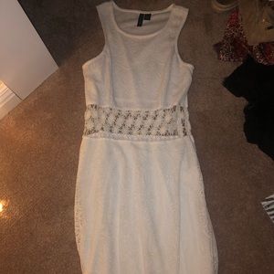 White lace dress